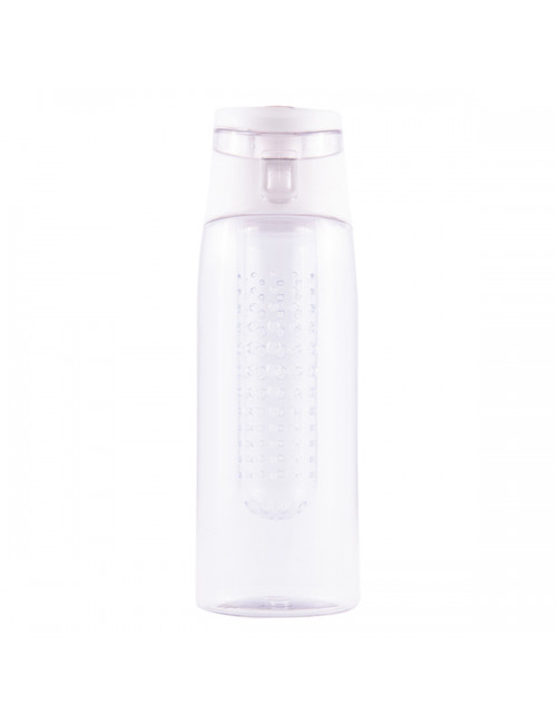 Bidon Frutello 700 ml, biały/transparentny 