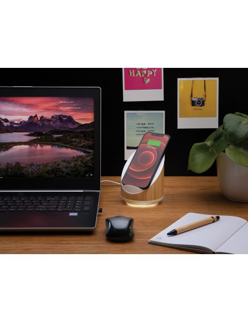 Głośnik bezprzewodowy 5W, szybka ładowarka bezprzewodowa 15W