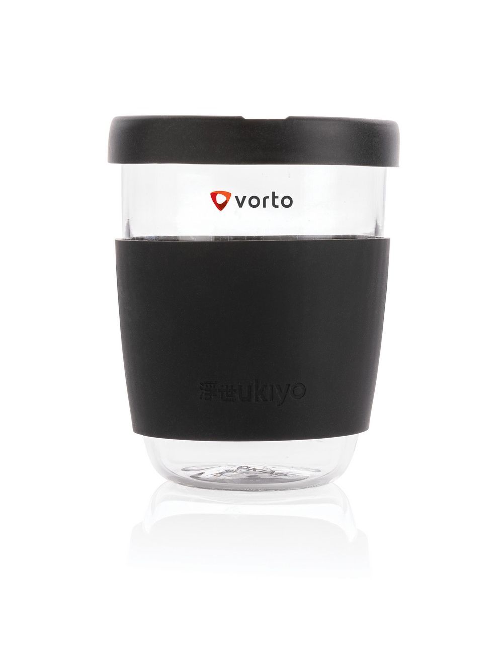 Szklany kubek podróżny Ukiyo 360 ml