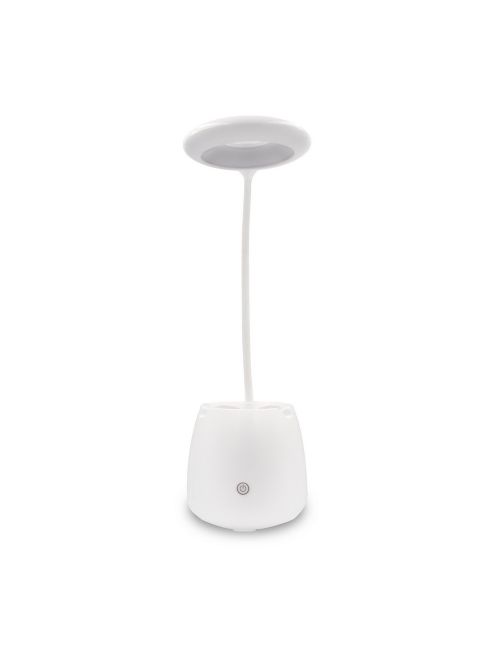 Lampka na biurko, głośnik bezprzewodowy 3W, stojak na telefon, pojemnik na przybory do pisania | Asar