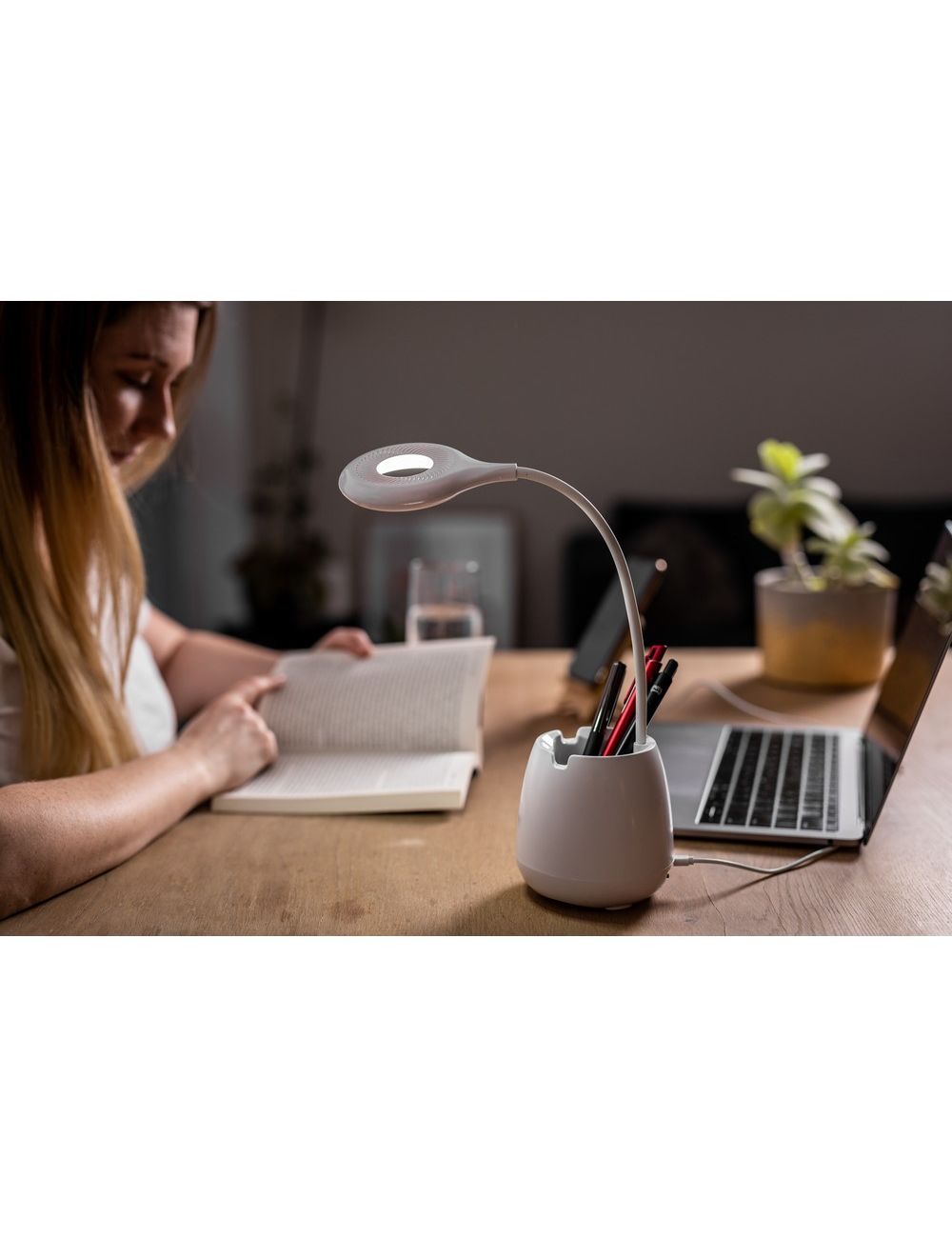 Lampka na biurko, głośnik bezprzewodowy 3W,...