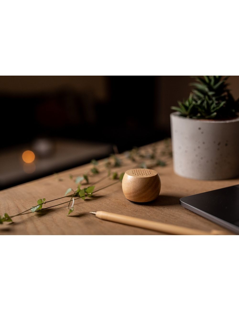 Drewniany głośnik bezprzewodowy 3W | Mae
