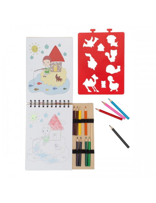 Zestaw do rysowania Pure Magic, beżowy 