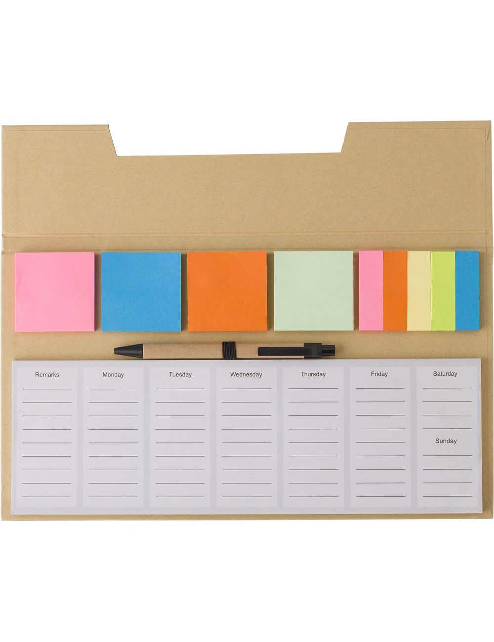 Zestaw do notatek, karteczki samoprzylepne