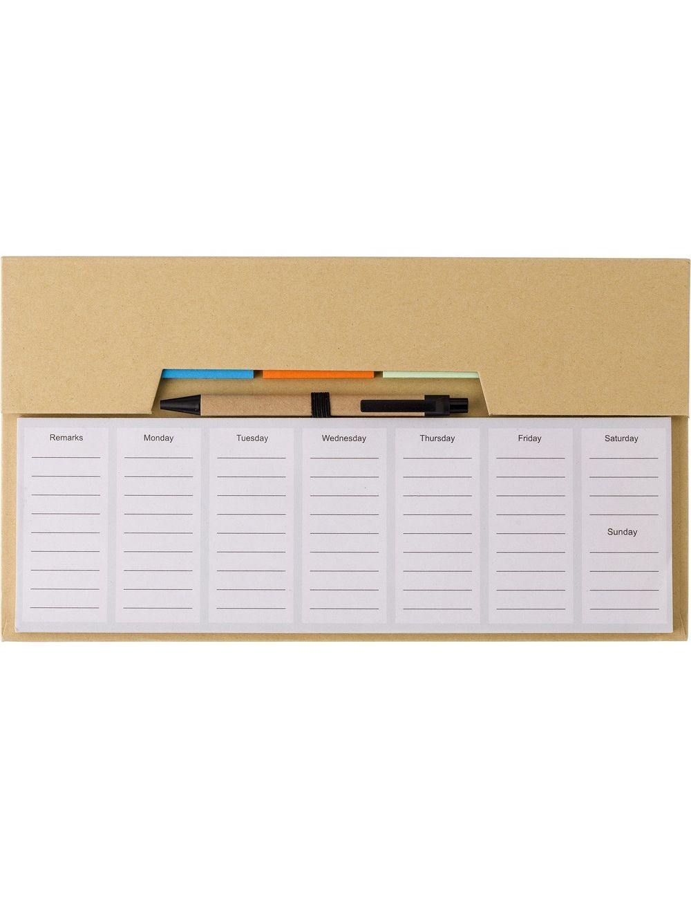 Zestaw do notatek, karteczki samoprzylepne