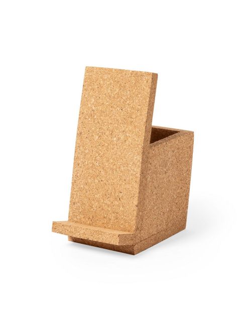 Korkowy pojemnik na przybory do pisania, stojak na telefon