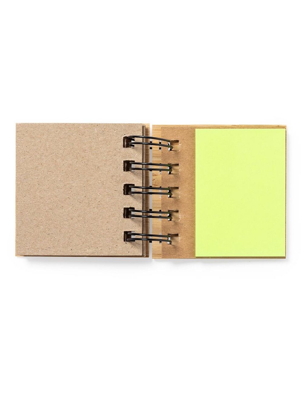 Bambusowy zestaw do notatek, karteczki...