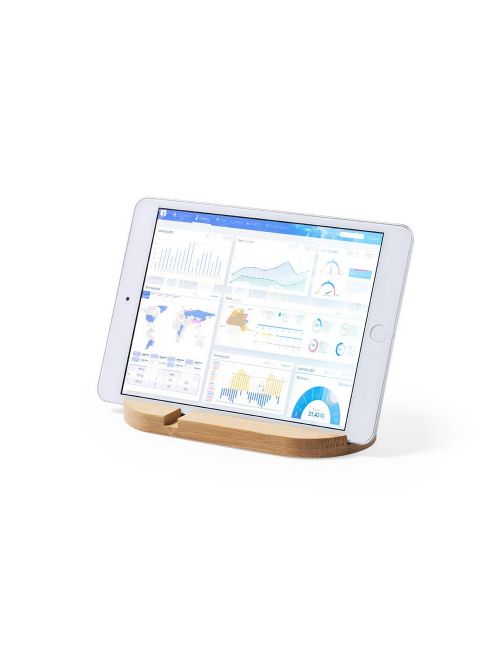 Bambusowy stojak na telefon, stojak na tablet