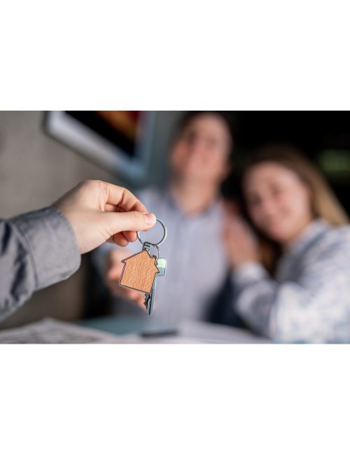 Brelok do kluczy "domek" | Cedar