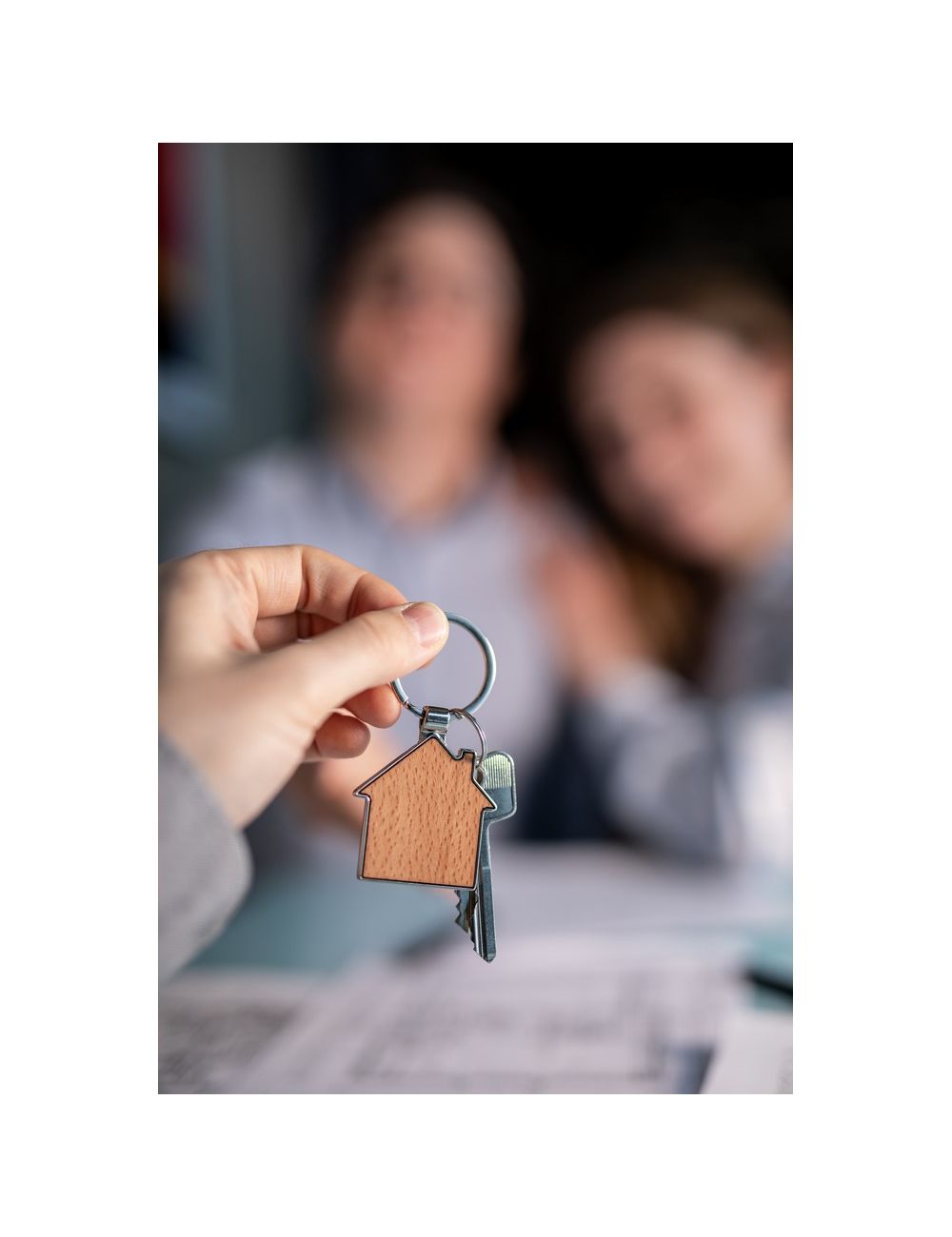Brelok do kluczy "domek" | Cedar