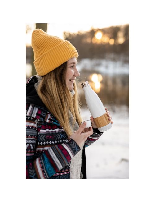 Butelka termiczna 500 ml z bambusowym elementem | Blake