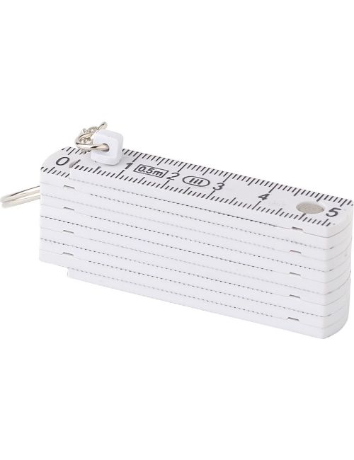 Brelok do kluczy, miara 50cm, składana