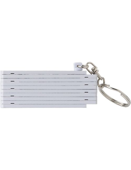 Brelok do kluczy, miara 50cm, składana