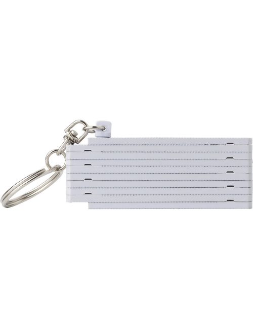 Brelok do kluczy, miara 50cm, składana