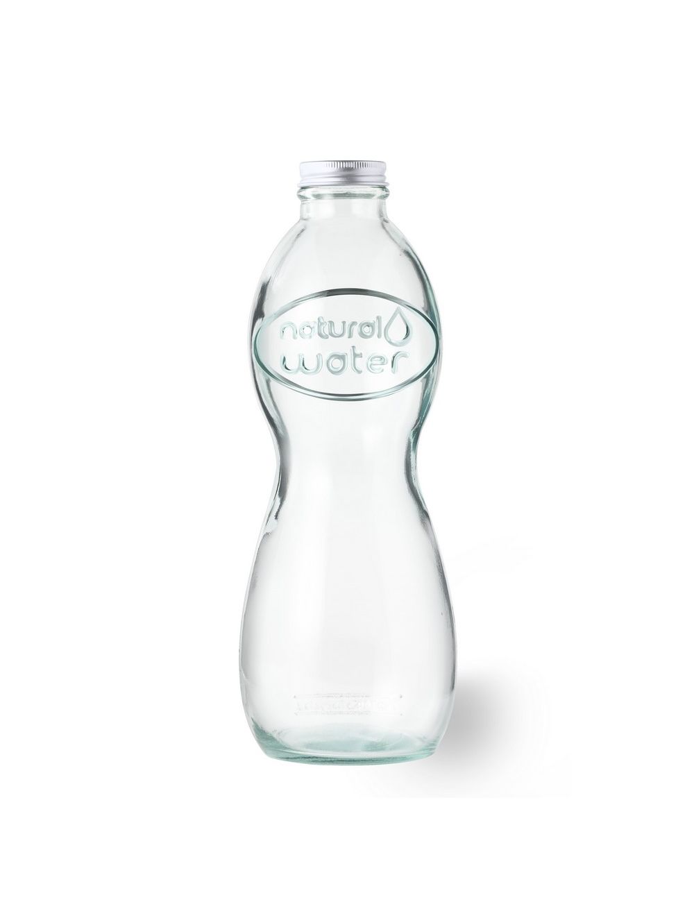 Zestaw 2 szklanek 400 ml i szklana butelka 1000 ml