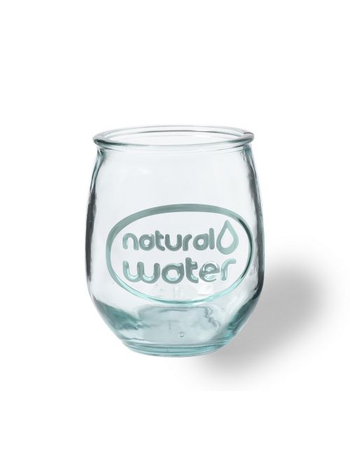 Zestaw 2 szklanek 400 ml i szklana butelka 1000 ml