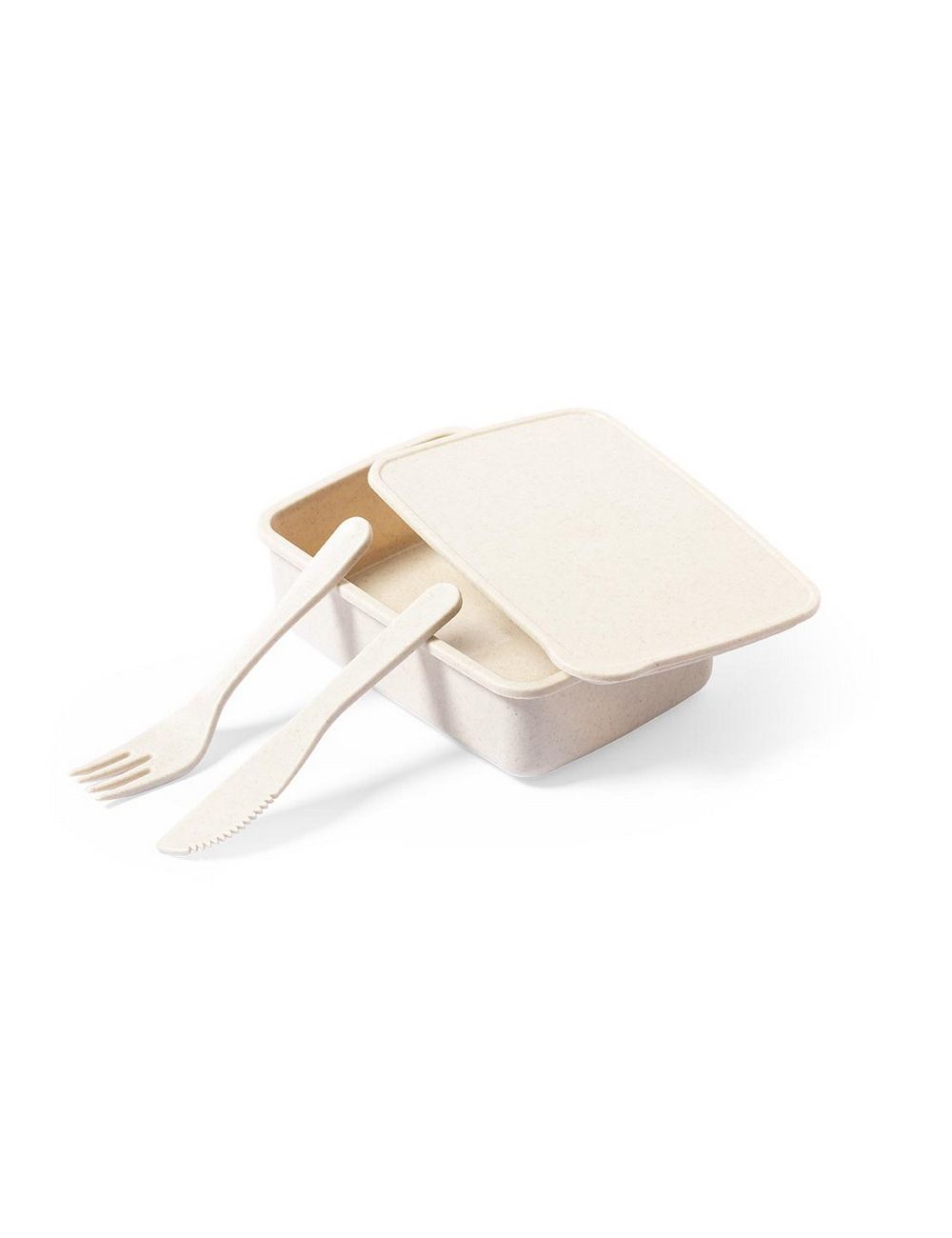 Pudełko śniadaniowe 700 ml, sztućce