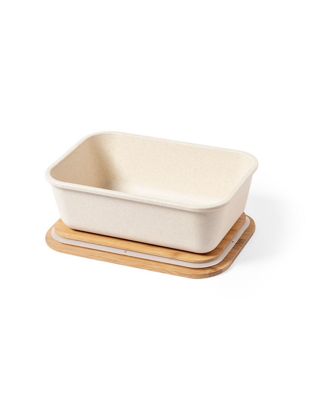 Pudełko śniadaniowe 1 L, bambusowe wieczko