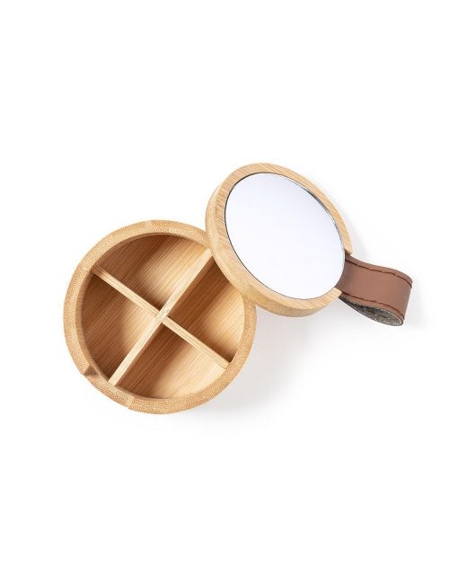 Bambusowe pudełko na biżuterię, szkatułka