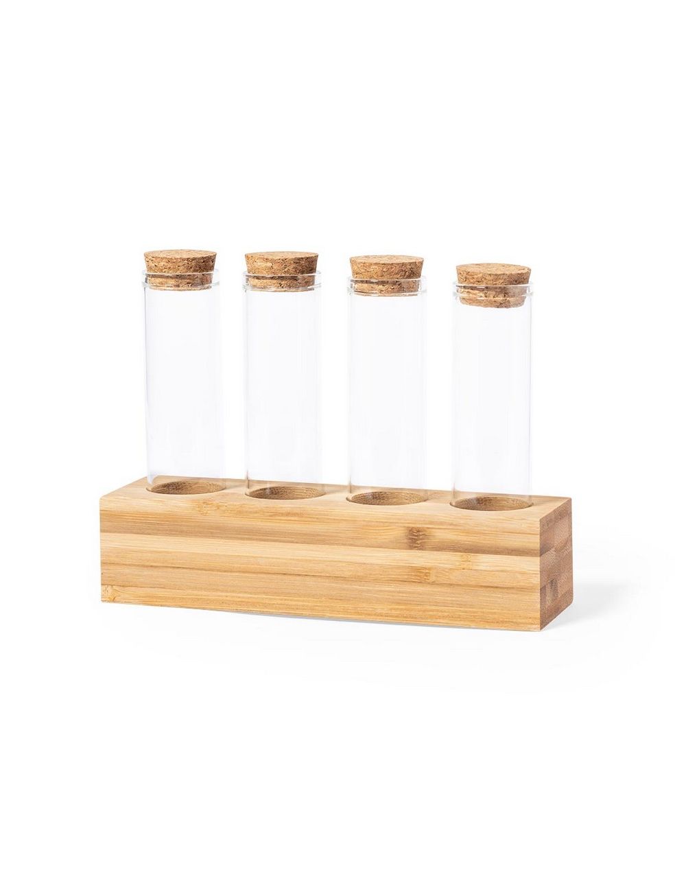 Bambusowy zestaw pojemników do przypraw