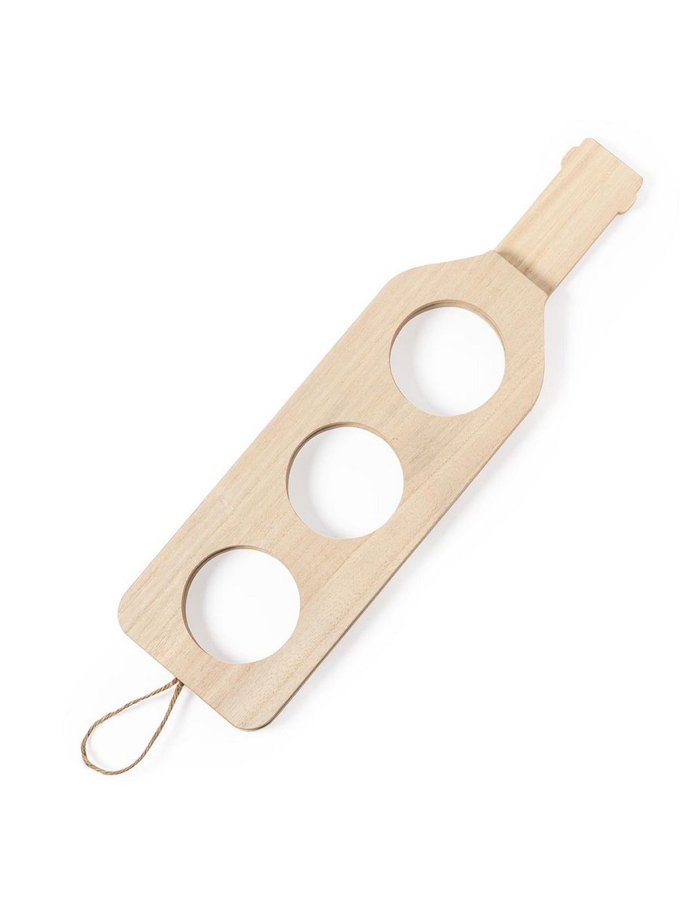 Drewniany stojak na butelki