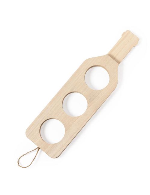 Drewniany stojak na butelki