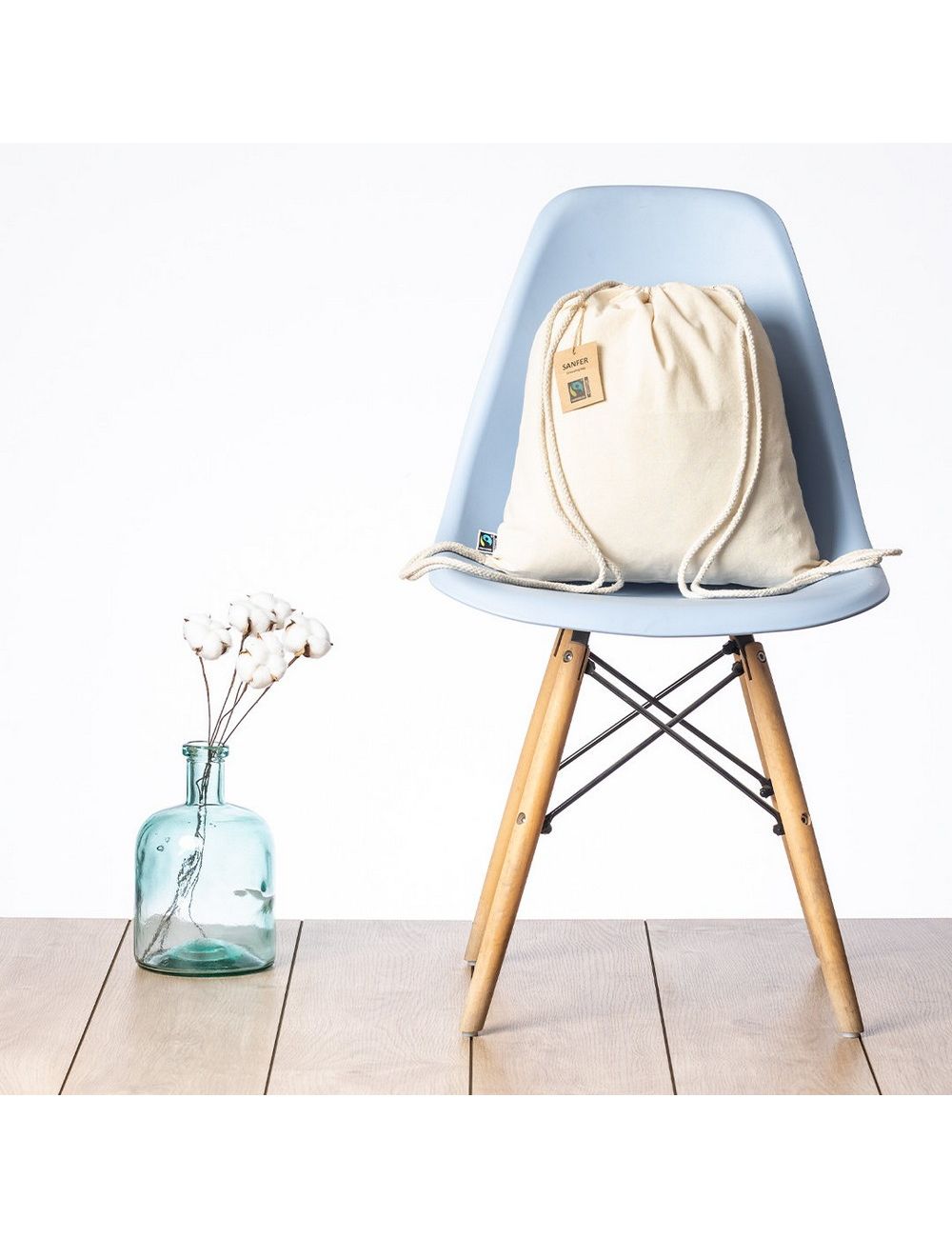 Bawełniany worek ze sznurkiem