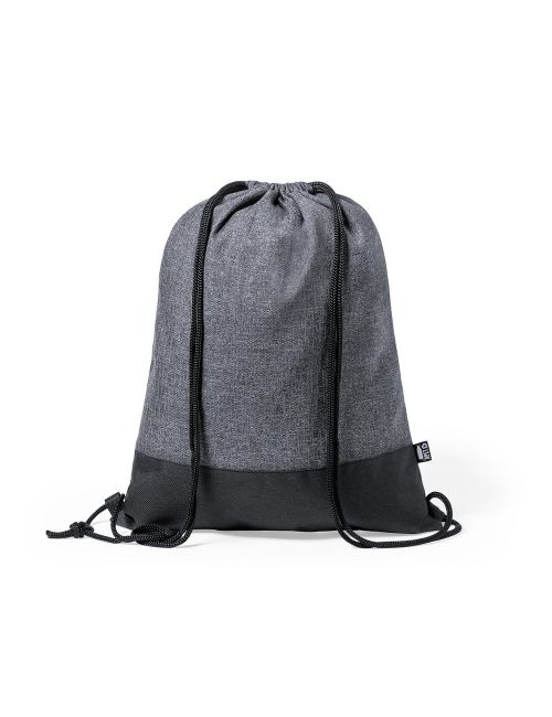 Nieprzemakalny worek ze sznurkiem RPET, połyskliwy materiał