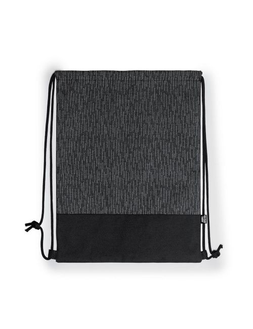 Nieprzemakalny worek ze sznurkiem RPET, połyskliwy materiał