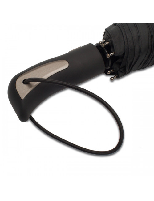 Składany parasol sztormowy VERNIER, czarny 