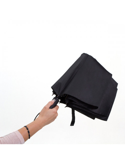 Składany parasol sztormowy VERNIER, czarny 