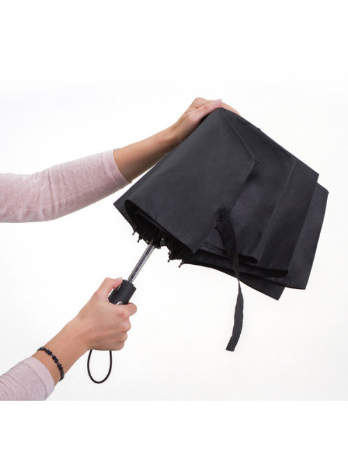 Składany parasol sztormowy VERNIER, czarny 
