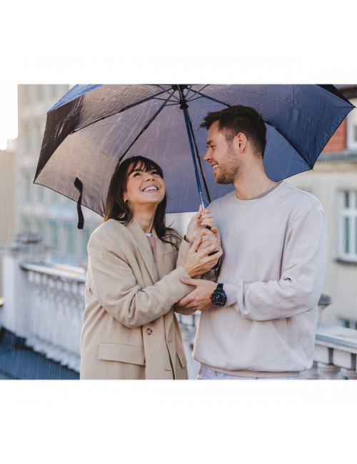Składany parasol sztormowy VERNIER, granatowy 