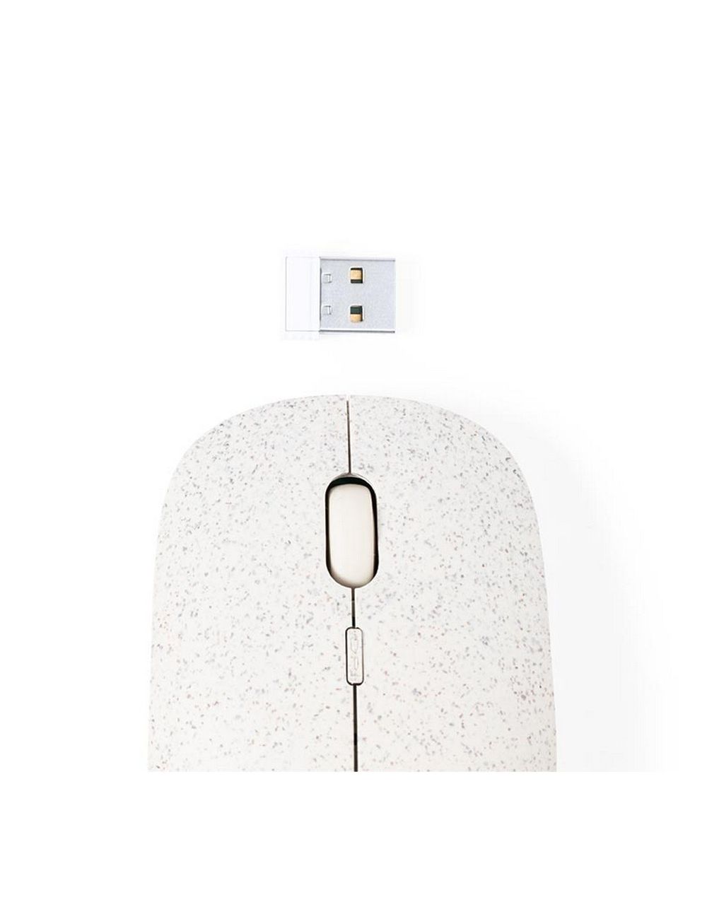 Bezprzewodowa mysz komputerowa ze słomy...