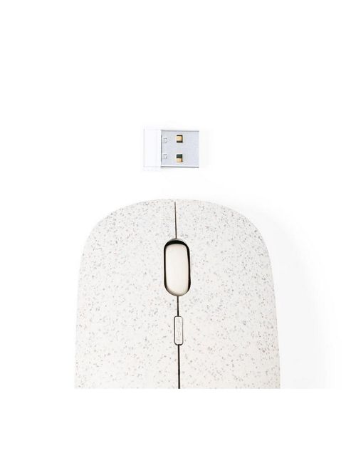 Bezprzewodowa mysz komputerowa ze słomy pszenicznej