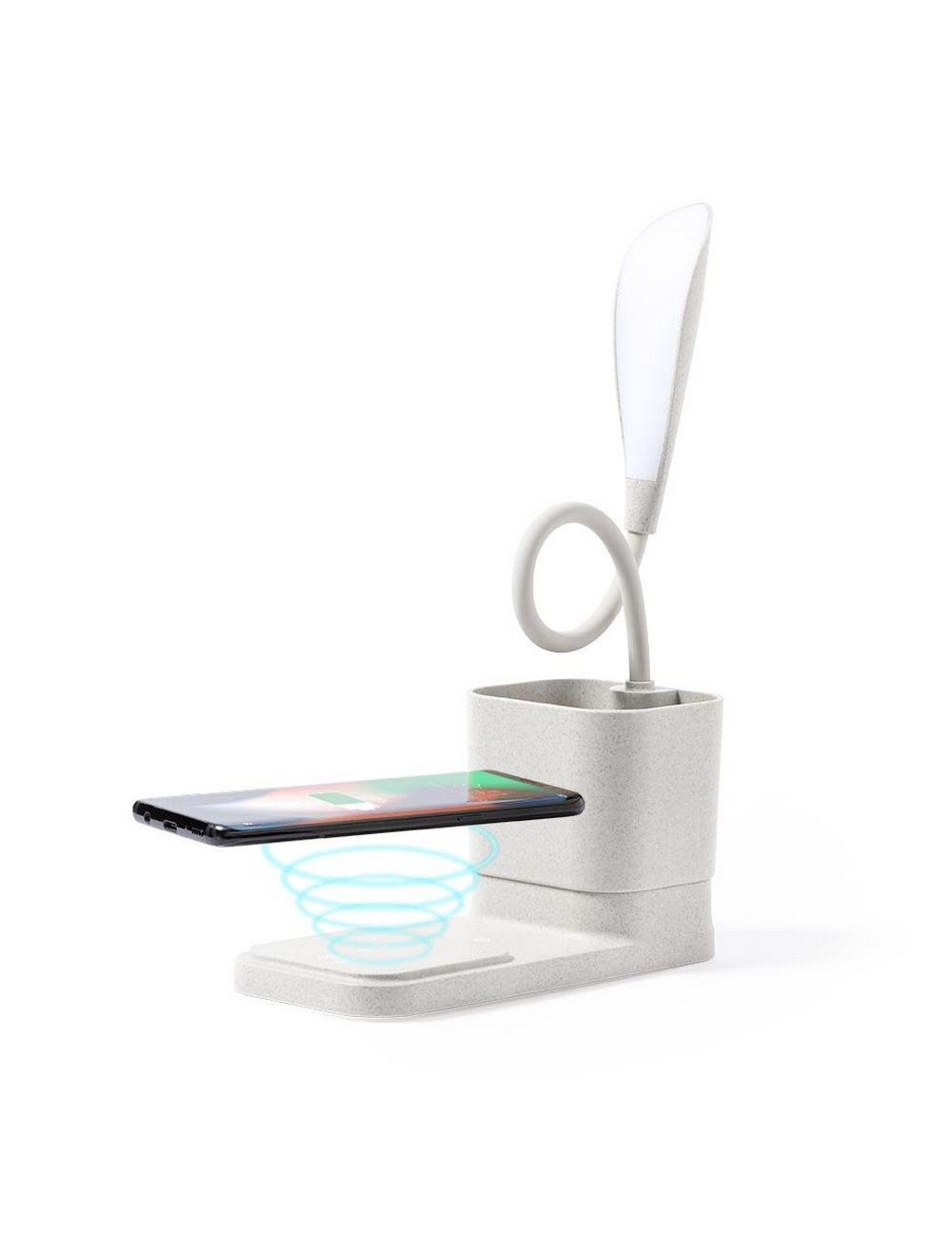 Lampka na biurko ze słomy pszenicznej,...