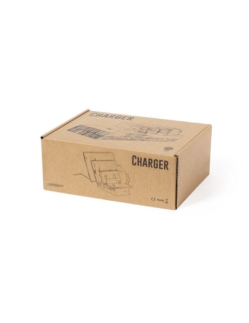 Bambusowa ładowarka bezprzewodowa 10W, stojak na telefon, stojak na tablet