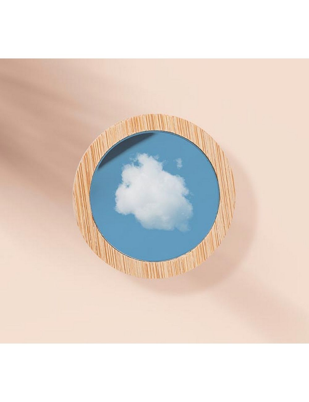 Bambusowe lusterko kieszonkowe