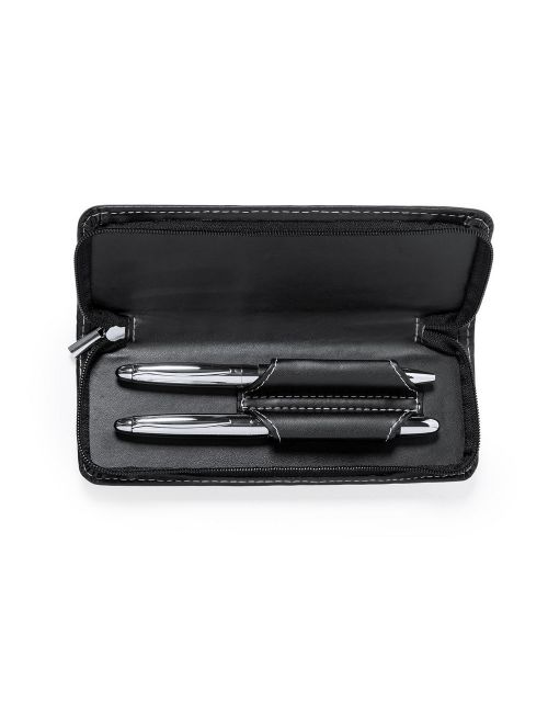 Zestaw piśmienny, długopis i pióro kulkowe