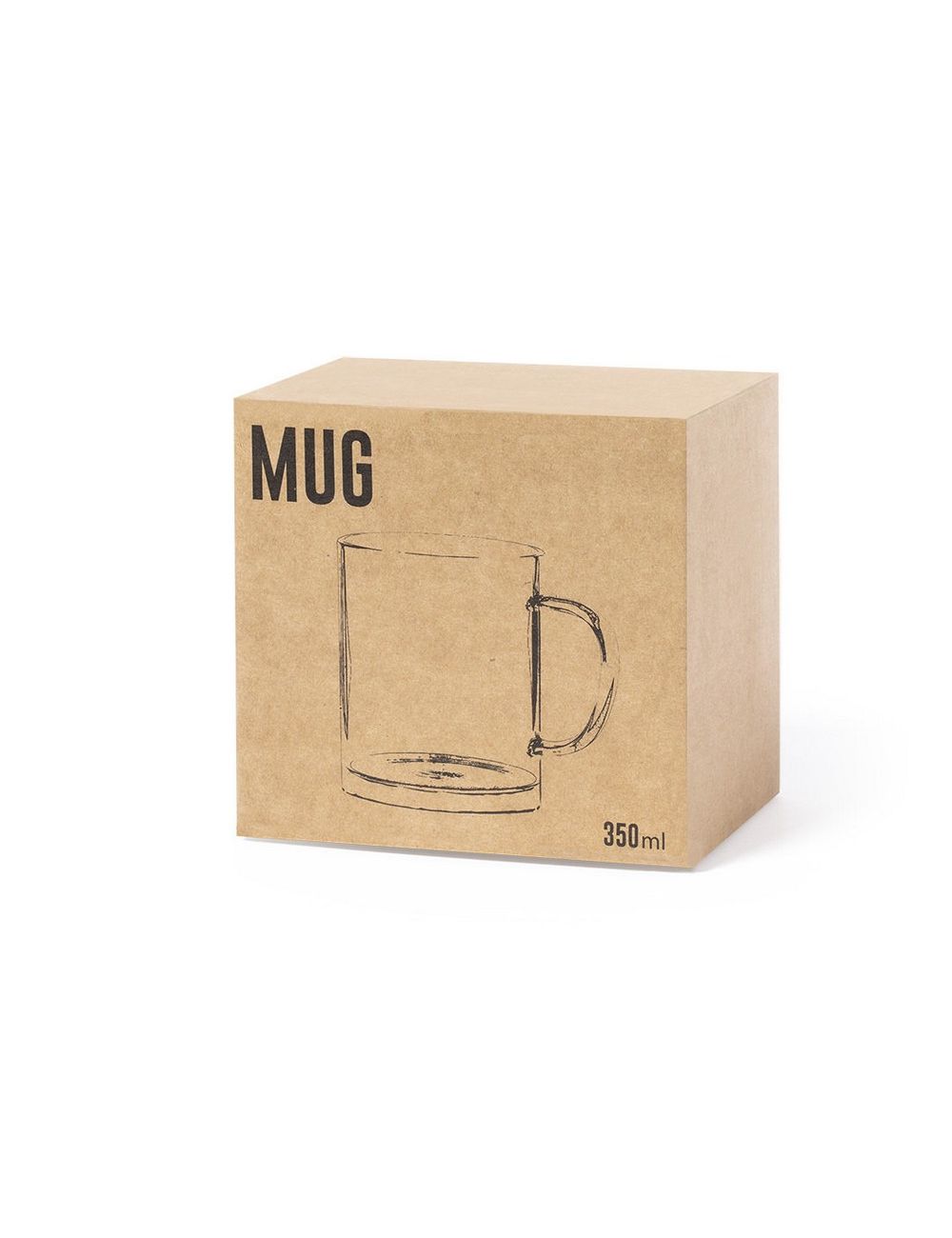 Szklany kubek 350 ml