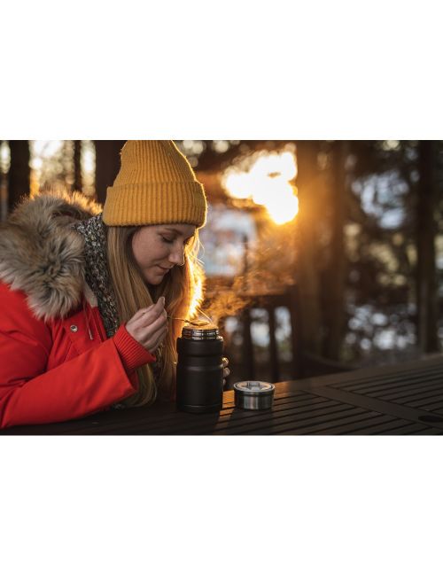 Termiczny pojemnik na żywność 650 ml Air Gifts, składana łyżka | Jonathan