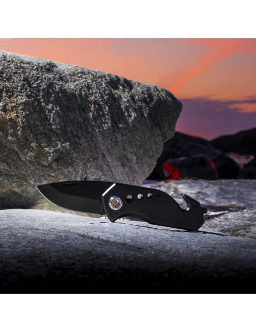 Nóż składany Intact, czarny 