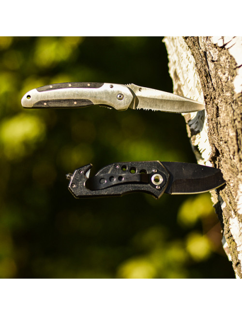 Nóż składany Intact, czarny 