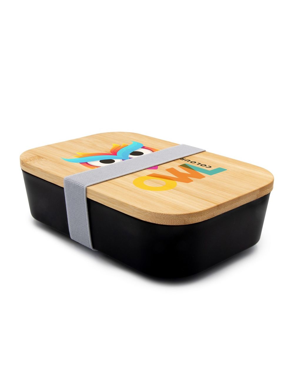 Pudełko śniadaniowe 850 ml, bambusowe wieczko |...