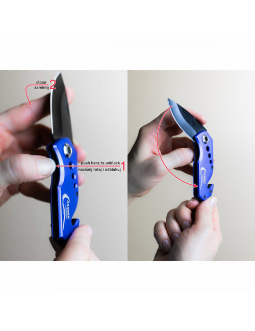 Nóż składany Intact, niebieski