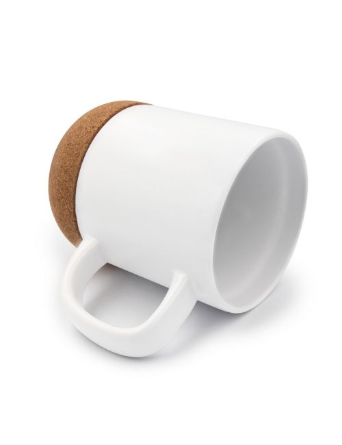 Kubek ceramiczny 370 ml z korkowym elementem | Kate