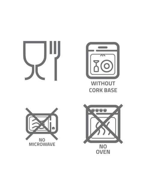 Kubek ceramiczny 370 ml z korkowym elementem | Kate