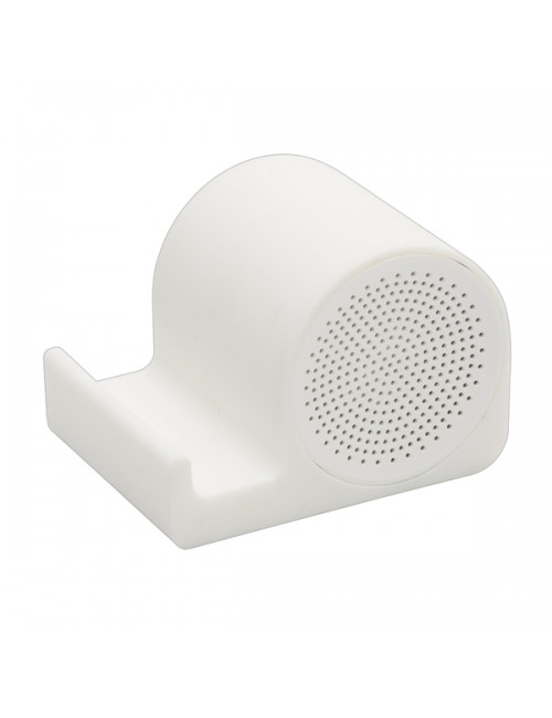 Głośnik z podstawką pod telefon Clearsound, biały 