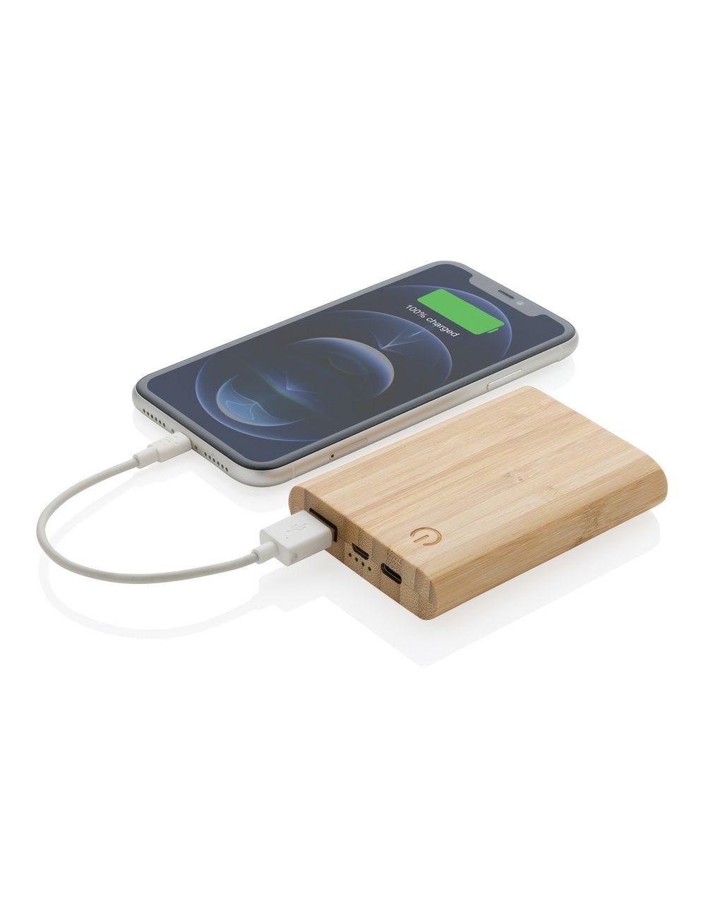 Bambusowy power bank 5000 mAh