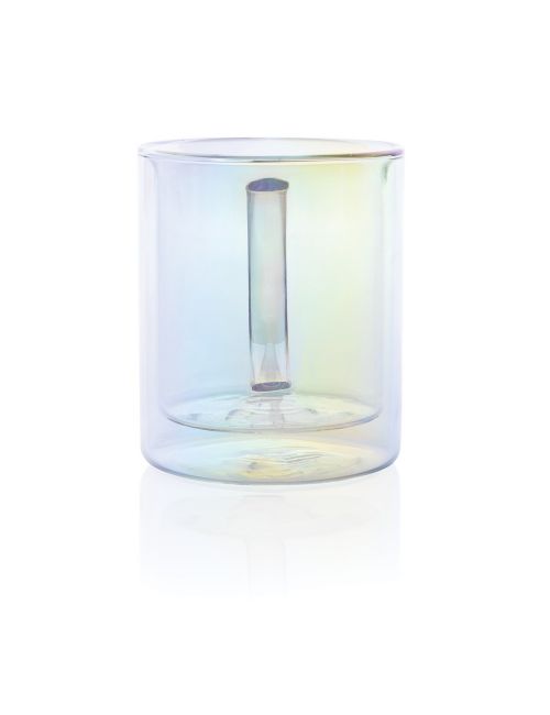 Szklany kubek z podwójnymi ściankami 330 ml